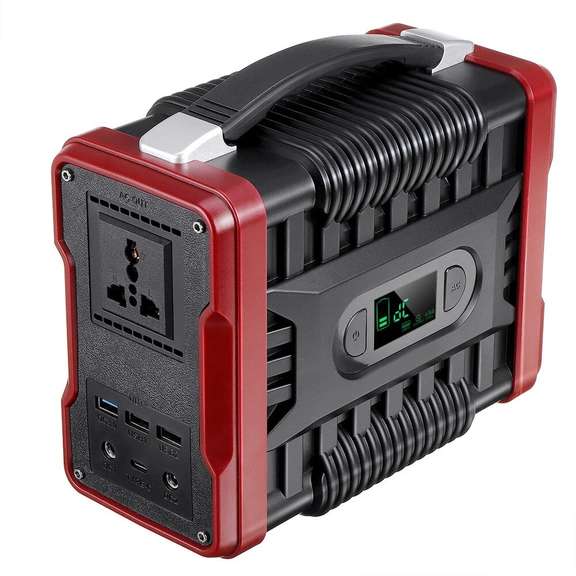 222wh Portable Power Station 3.7V 60000MAH Solar Power