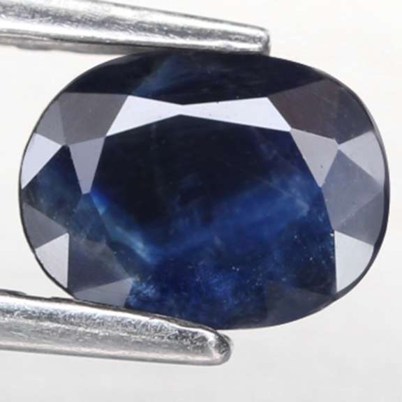 Rare full blue .72ct heated only Australian Sapphire