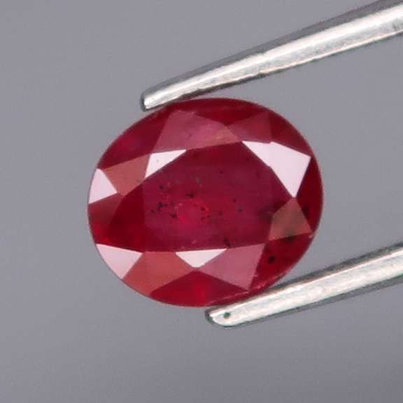 UNHEATED! .60ct blood red Winza Ruby solitaire