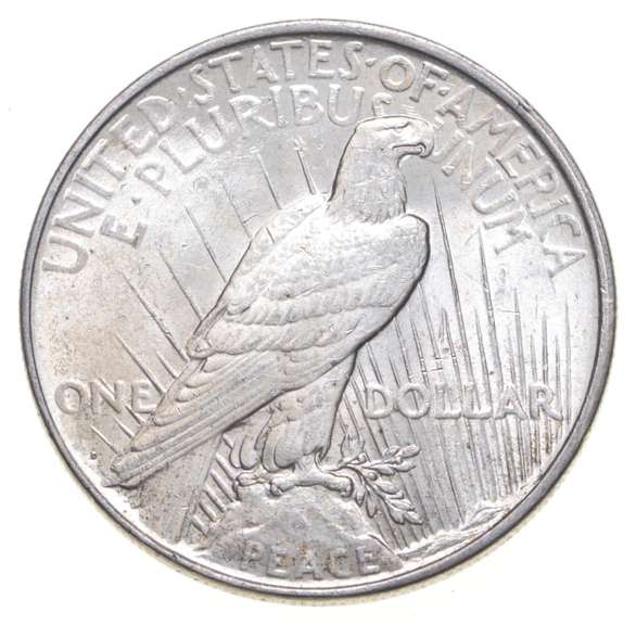 1927-D Peace Silver Dollar