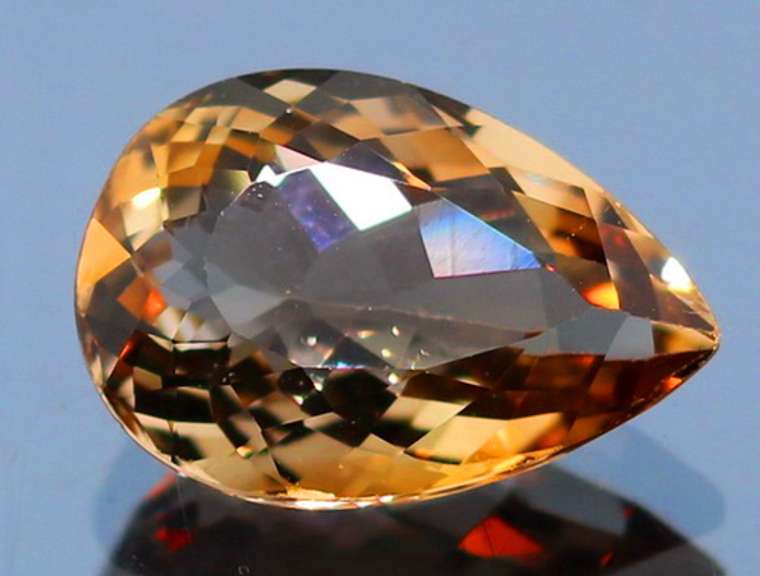 Amazing 9.48ct orange amber Imperial Topaz