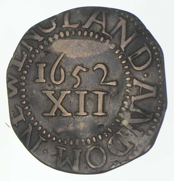 1652 Pre-Federal Massachusetts 1 Shilling - Pine Tree