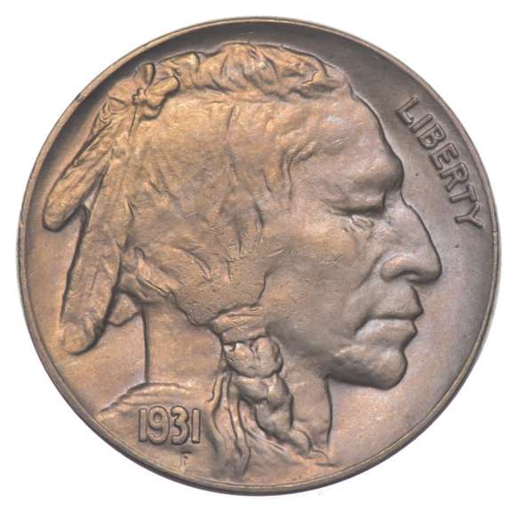 1931-S Indian Head Buffalo Nickel