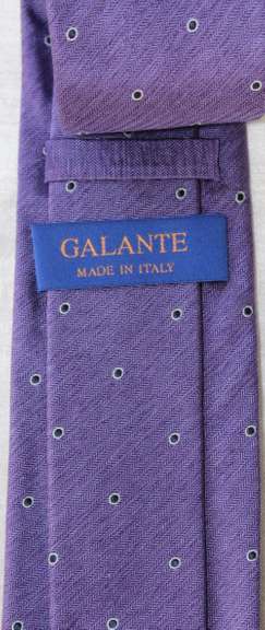 Fine Quality Italian Hand Made Silk Tie By Galante