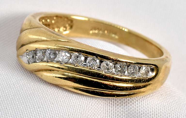 Tasteful Man's Diamond Band