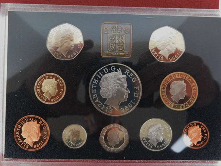 1998 Queen Elizabeth Britain 10 Coin Set