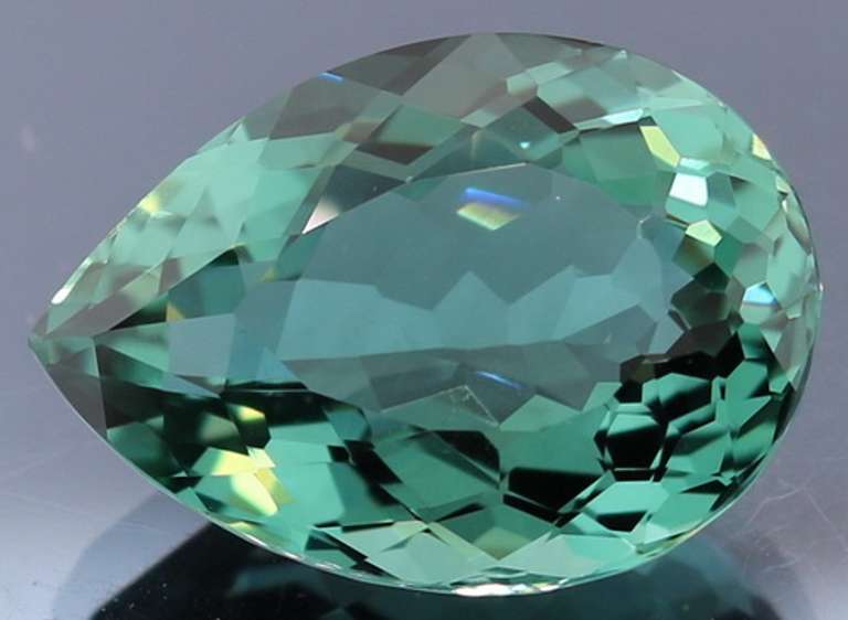 Captivating 24.24ct AAA created green Amethyst