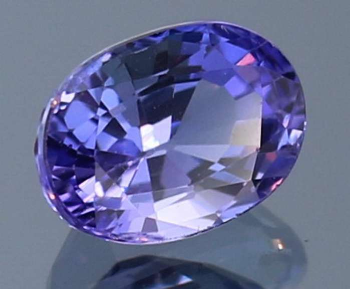Vivid 1.14ct violet blue Tanzanite