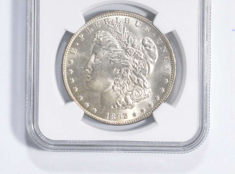 MS63 1892-O Morgan Silver Dollar - CAC - Graded NGC
