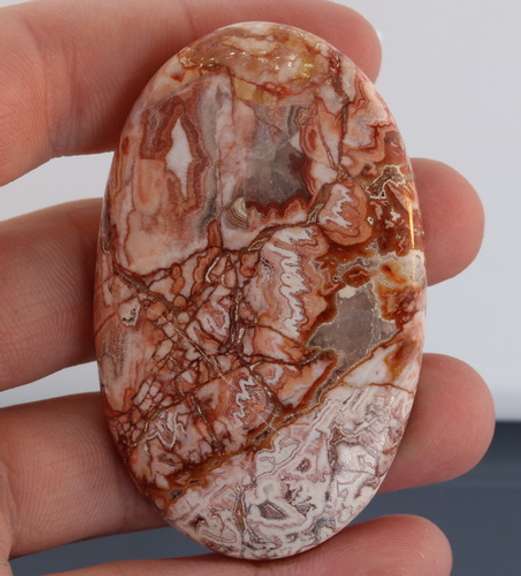 Highly figurative 176.57ct Jasper with Quartz