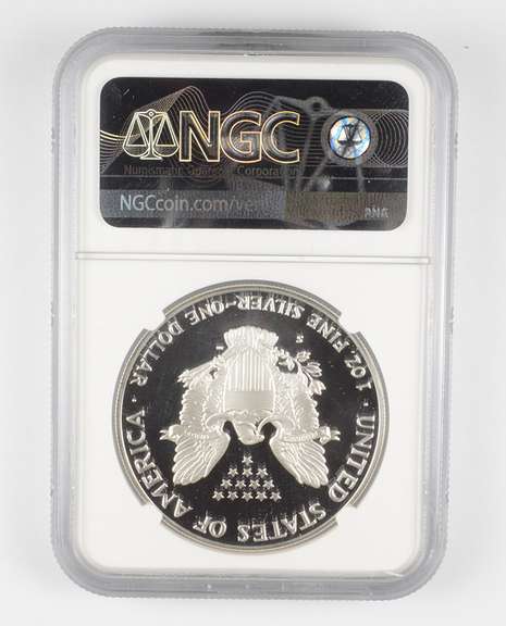 PF70 UCAM 1992-S American Silver Eagle - Graded NGC