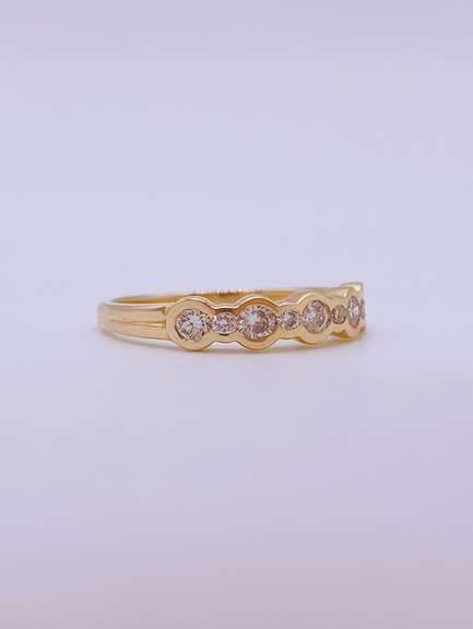 14kt Gold Diamond Band Ring
