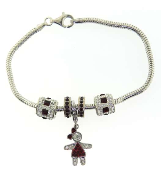 Sterling Silver Charm Bracelet
