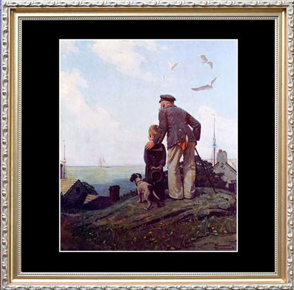 Norman Rockwell, Looking Out To Sea