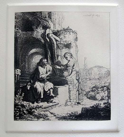 Rembrandt, Christ And The Woman Of Samaria