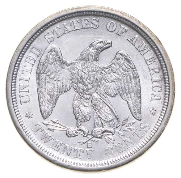 1875-S Seated Liberty Twenty-Cent Piece