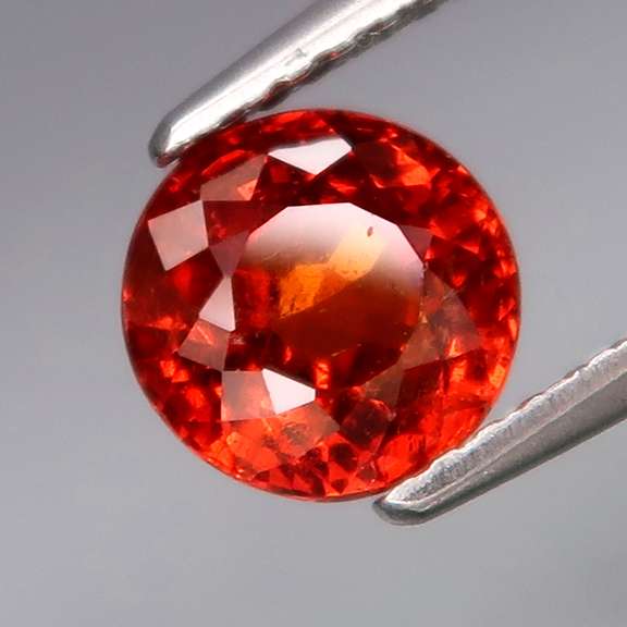 Fabulous! 1.53ct UNTREATED top Mandarin Garnet solitaire