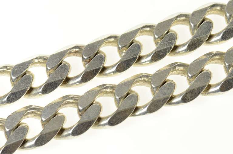 Sterling Silver 16.8mm Curb Chain Thick Heavy Cuban Link Necklace