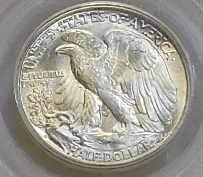 1946-D Walker Half Dollar PCGS MS-65 CAC cert, full GEM