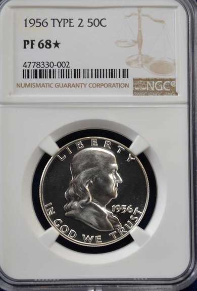 1956 Type 2 NGC PF 68 50 C