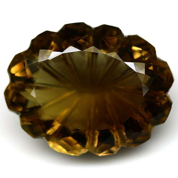 All natural! 35.99ct fancy oval cut Smoky Quartz