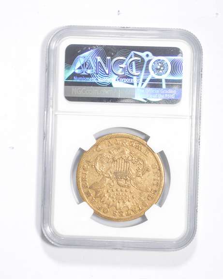 VF35 1876-CC $20 Liberty Head Gold Double Eagle - Graded NGC