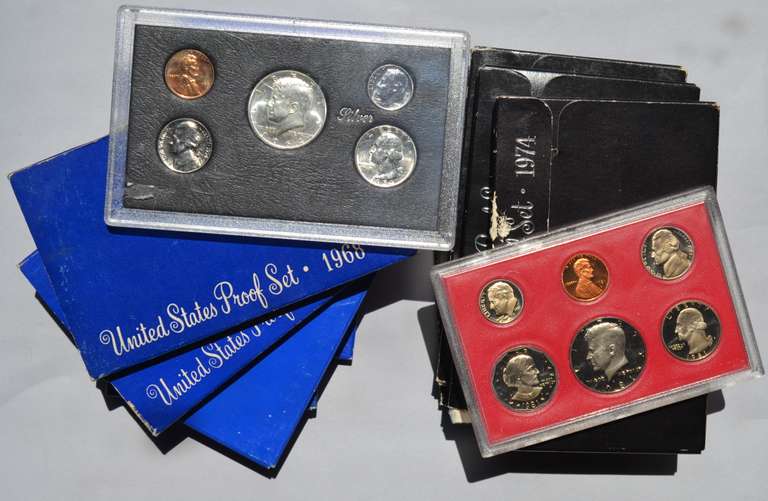 11 US Proof Sets 1964- 1981