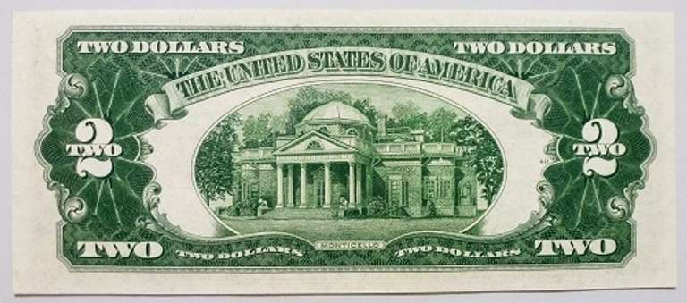 Gem Crisp 1953A $2 Red Seal Star Replacement Note !