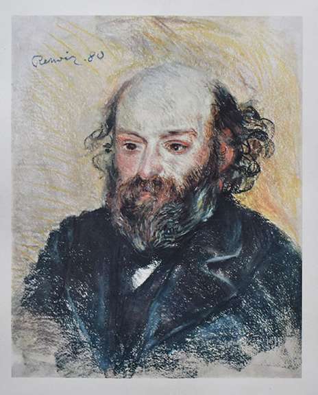 Pierre Auguste Renoir, Portrait Of Paul Cezanne