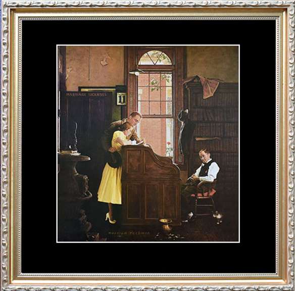 Norman Rockwell, Marriage License