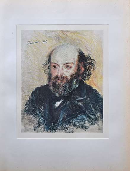 Pierre Auguste Renoir, Portrait Of Paul Cezanne