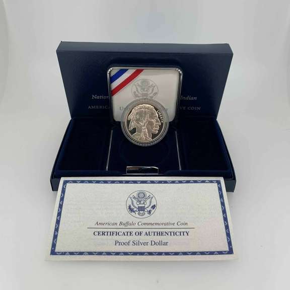 2001 American Buffalo Commemorative Proof Silver Dollar
