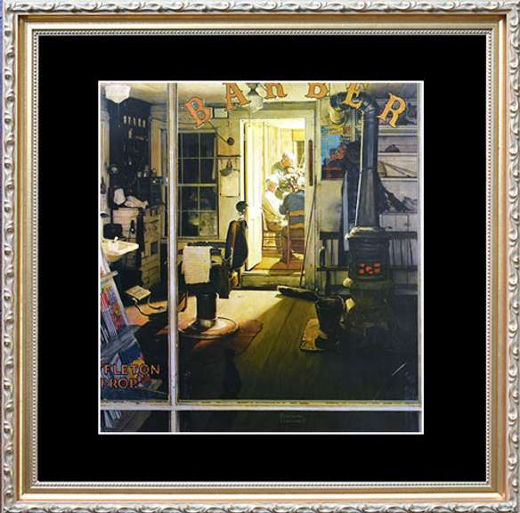 Norman Rockwell, Shuffleton's Barber Shop