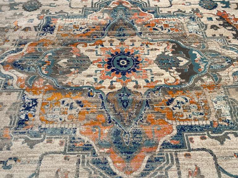 STUNNING VINTAGE REPRODUCTION RUG 8x11