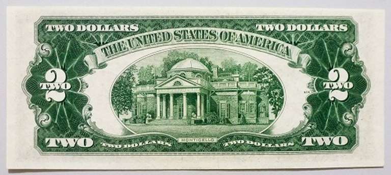 Gem Crisp 1953C $2 Red Seal Star Replacement Note !