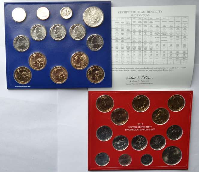 Scarcer 2012 US Mint  Unc Set