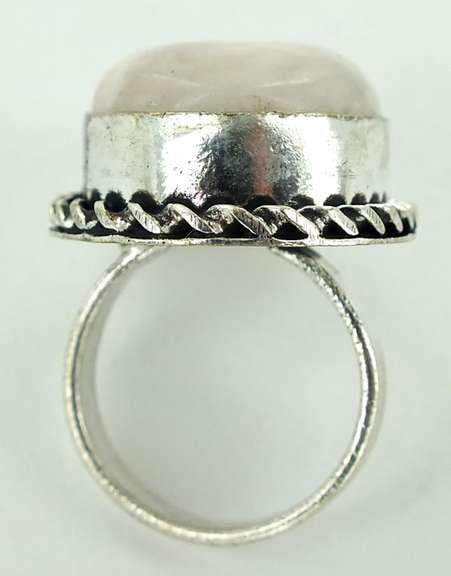 Silver and Natural Stone Rings