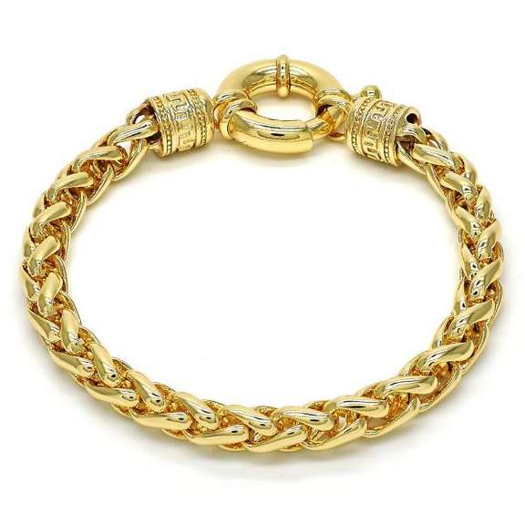 Beautiful 18kt Gold Plated Bracelet- Greek Key Design
