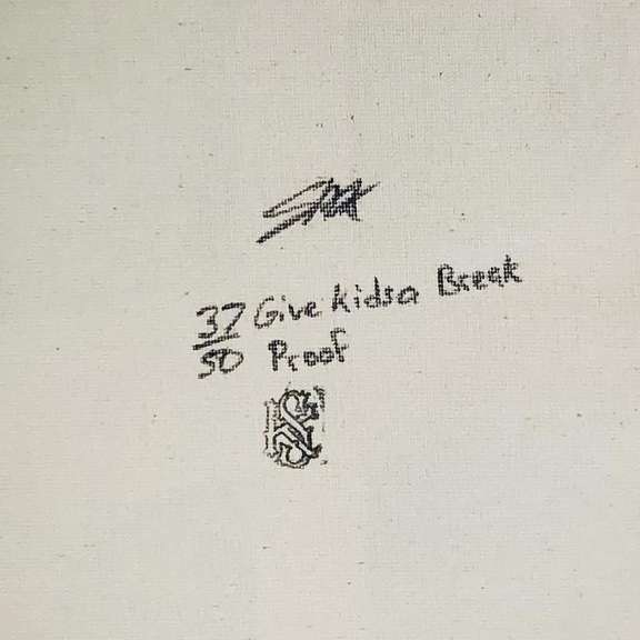 Steve Kaufman (1960-2010) by Dollar Sign (Purple)