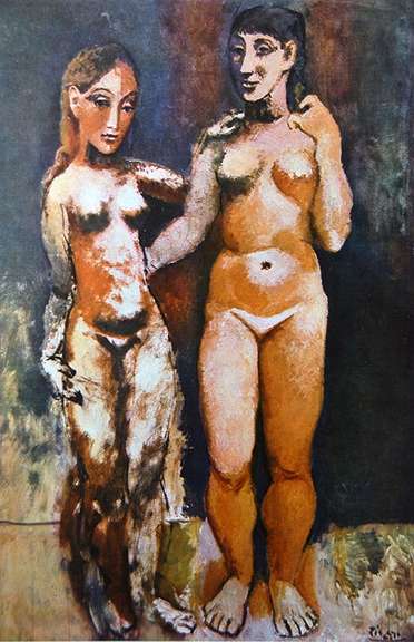 Pablo Picasso, Two Standing Nudes