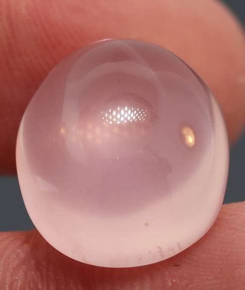 Frosty 14.73ct natural Rose Quartz