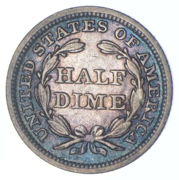 1848 Seated Liberty Half Dime