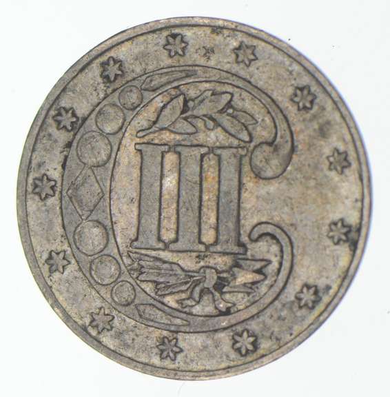 1861 Silver Three-Cent Piece