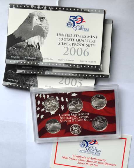 2004-2006 Silver Proof State Quarter Sets