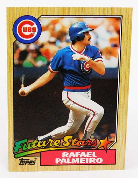 Rafael Palmeiro 1987 Topps Rookie Baseball Card
