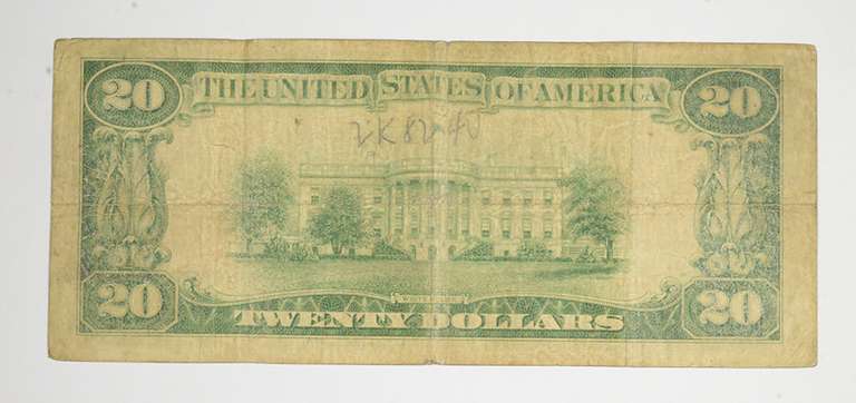 1929 $20 Catasauqua, Pennsylvania United States National Currency