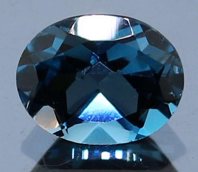 Top London blue 2.51ct 7x9mm Brazilian Topaz