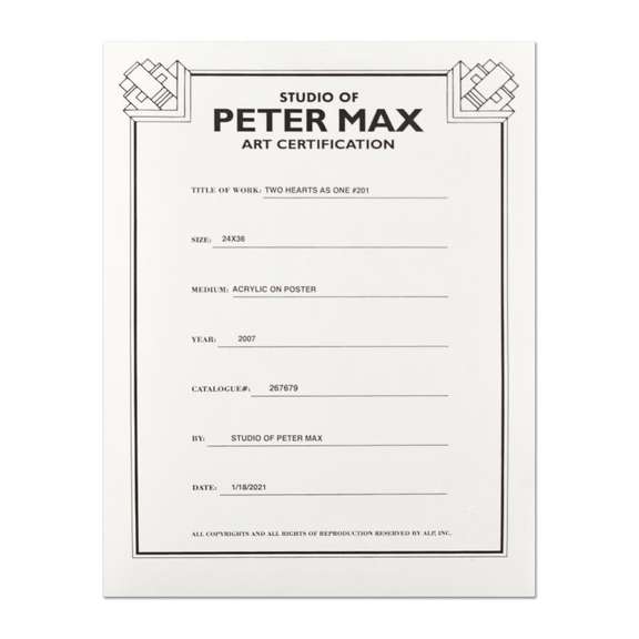 Peter Max by Two Hearts As One