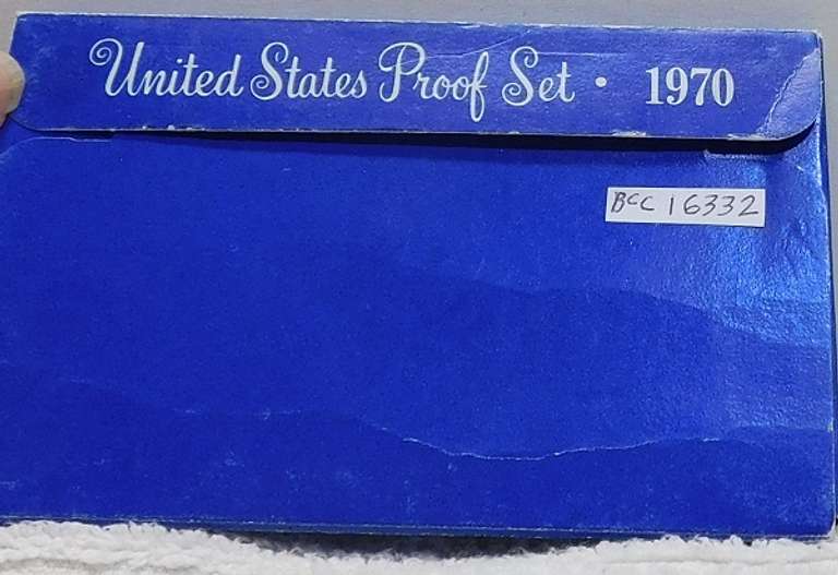 1970 Silver PROOF Set.  Sil (40%) Hf Dol