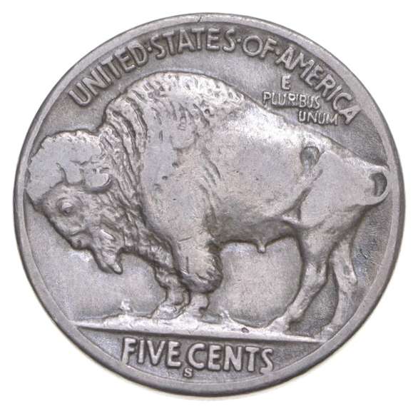 1915-S Indian Head Buffalo Nickel